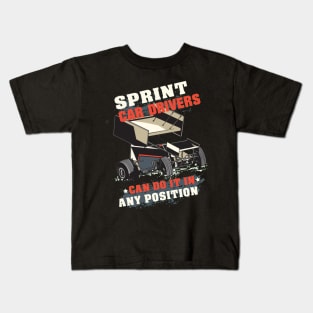 Sprint Car Drivers Can Do It Kids T-Shirt